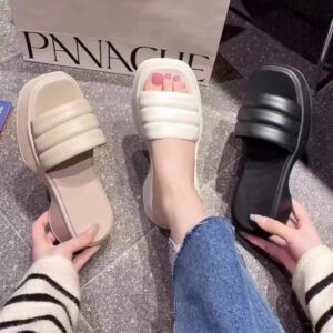 Bulksuki Wholesale Net red thick-soled sandals and slippers women wear fairy wind ins tide 2023 summer#2090