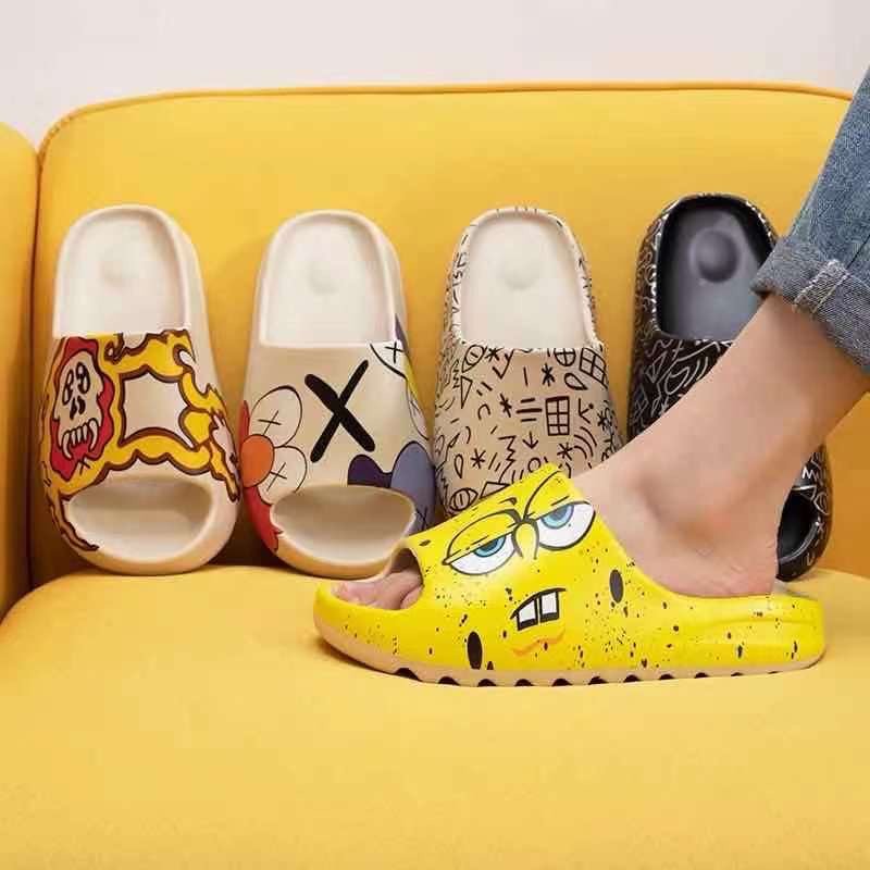 Bulksuki Wholesale Thick-soled cartoon sandals, casual women's slippers, thick-soled non-slip #2095-12345