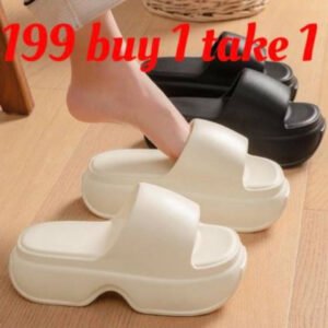 Bulksuki Wholesale buy 1 take 1 New Fashion Korean 6CM Thick Bottom Slippers Women's