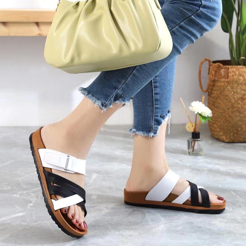 Bulksuki Wholesale New Fashion Korean Flat Sandals #2188 - Image 3