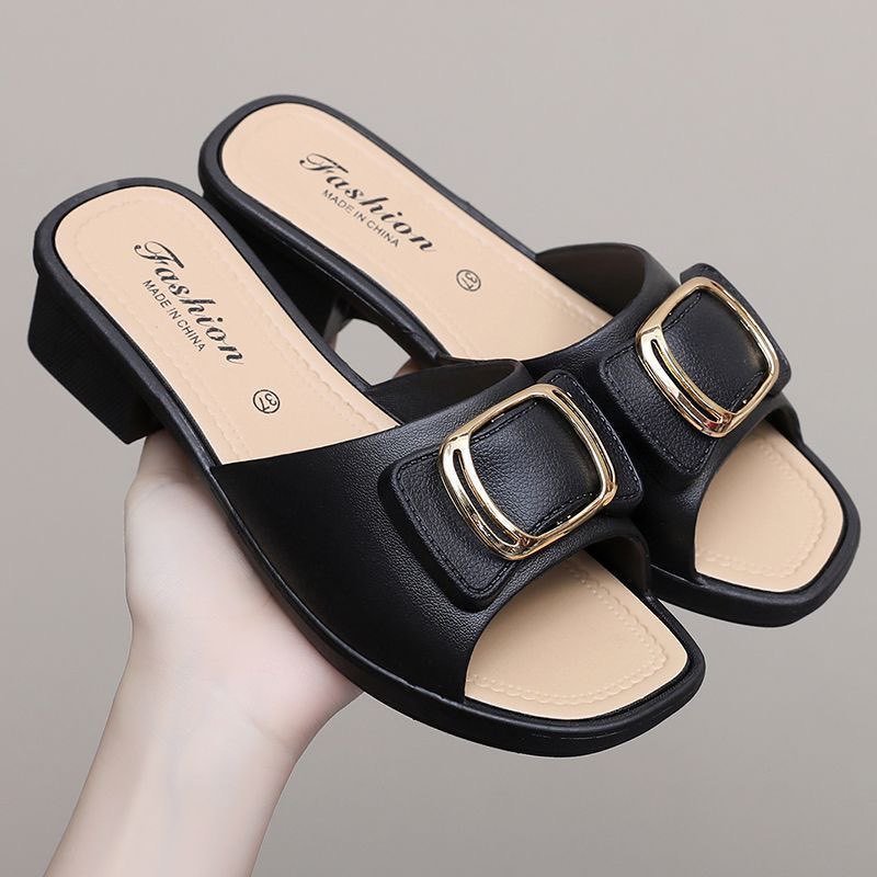 Bulksuki Wholesale Korean Outdoor Slippers For Women Sandals Peep Toe Sandals Soft Comfortable Waterproof Tsinelas Fash - Image 6